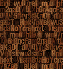 Factura LOFT WOOD ALPHABET 2